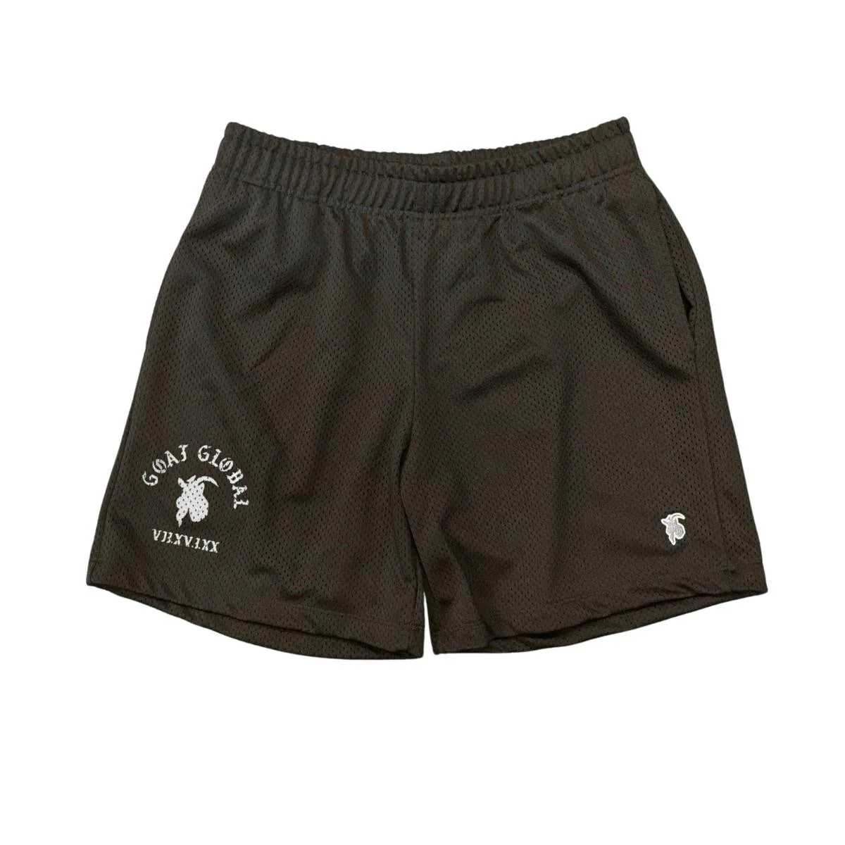 GOAT GLOBAL | WHITE GOAT PRO SHORTS MEDIUM