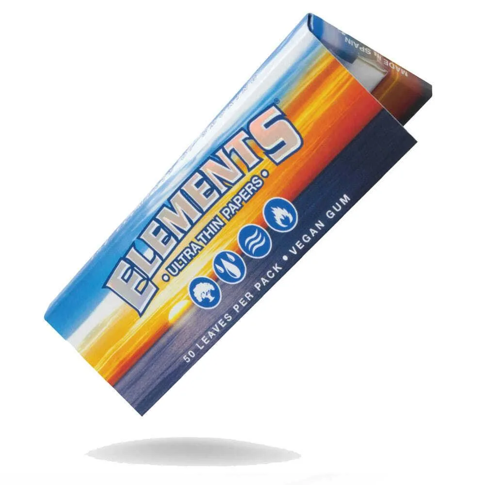 Elements - Elements Thin Rice Papers - 1 1/4 Rolling Papers