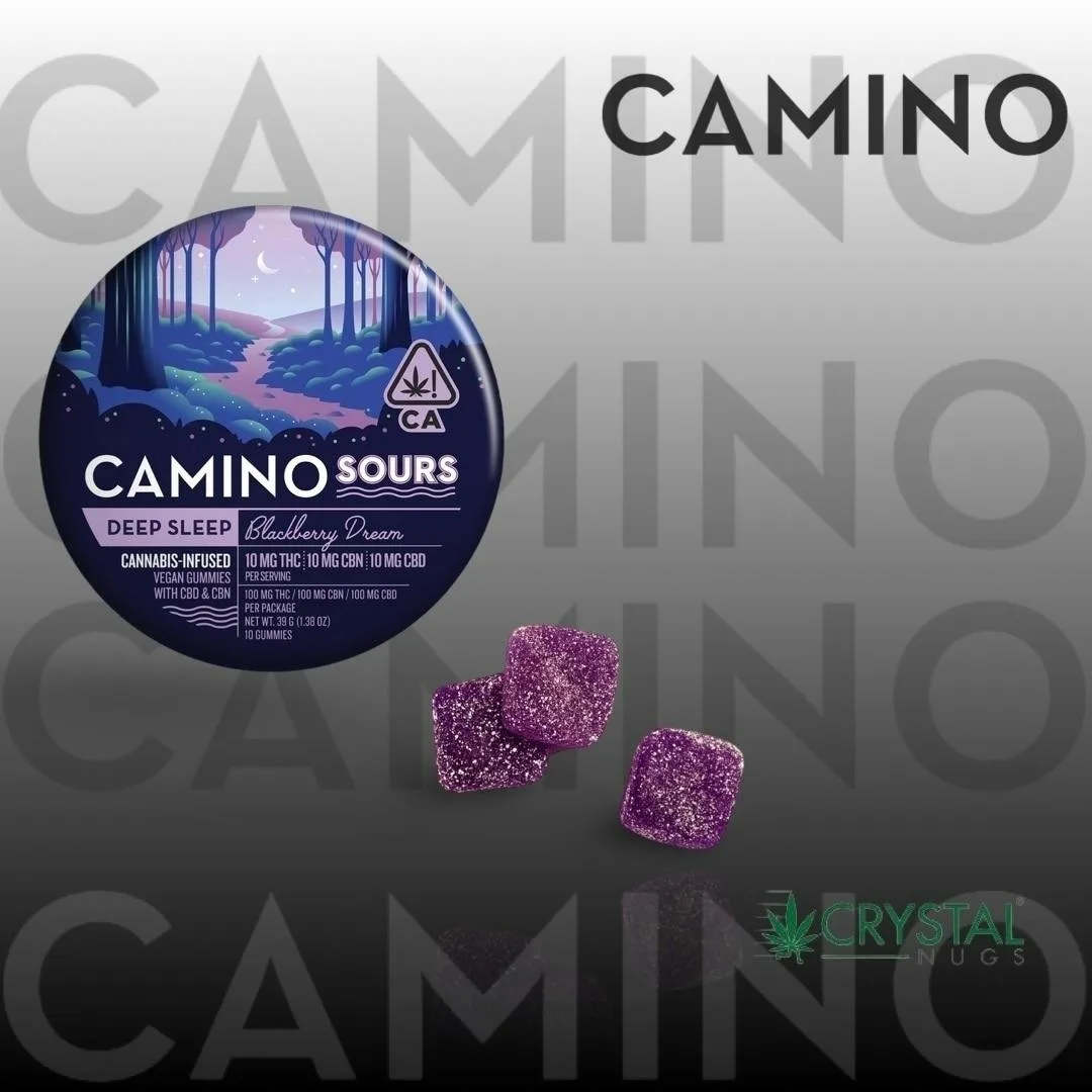 Camino - Sours Blackberry Dream - [10pk] (100mg CBD/100mg THC/100mg CBN) - Indica