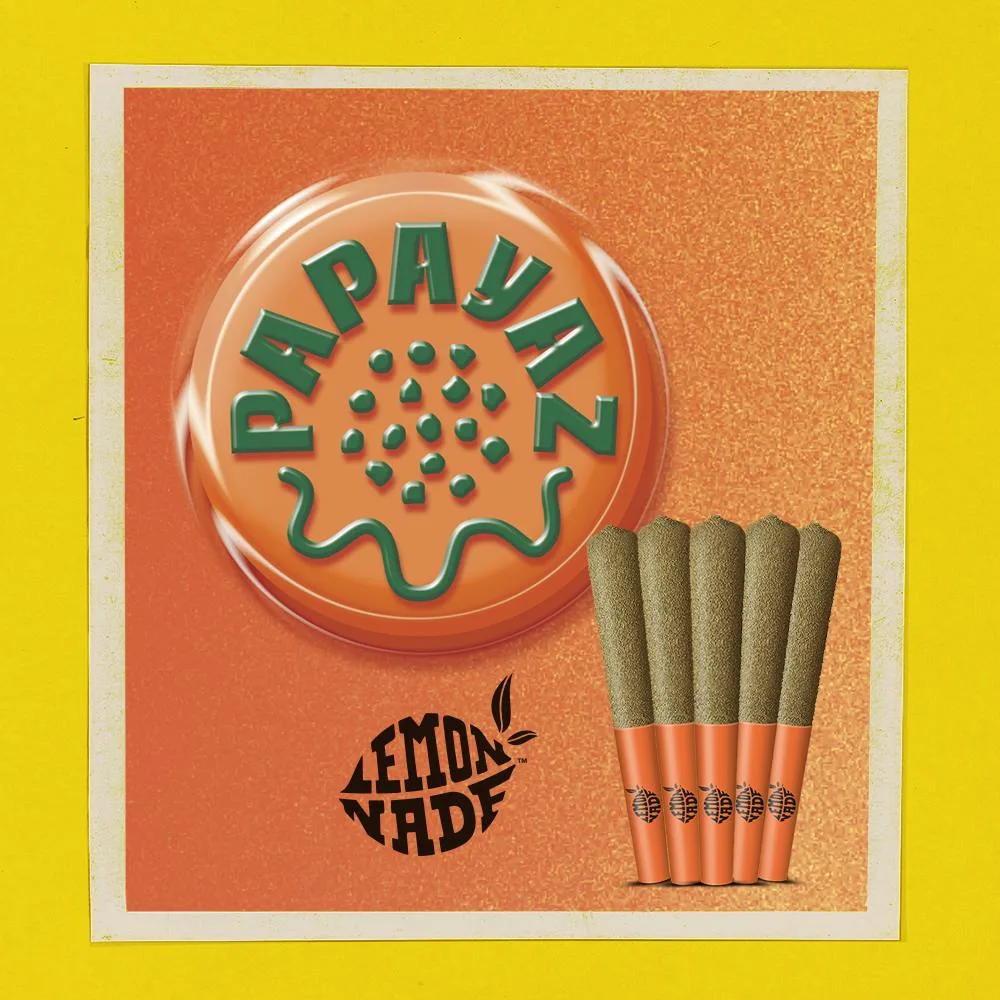 Lemonnade - 5pk 2.5G Infused Pre Rolls - Papayaz