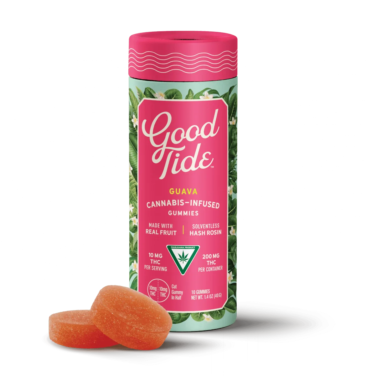 Guava Solventless Hash Rosin Gummies | Balanced | 200mg