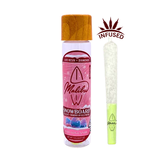 Snowboard | Cotton Candy | Infused Preroll 1G