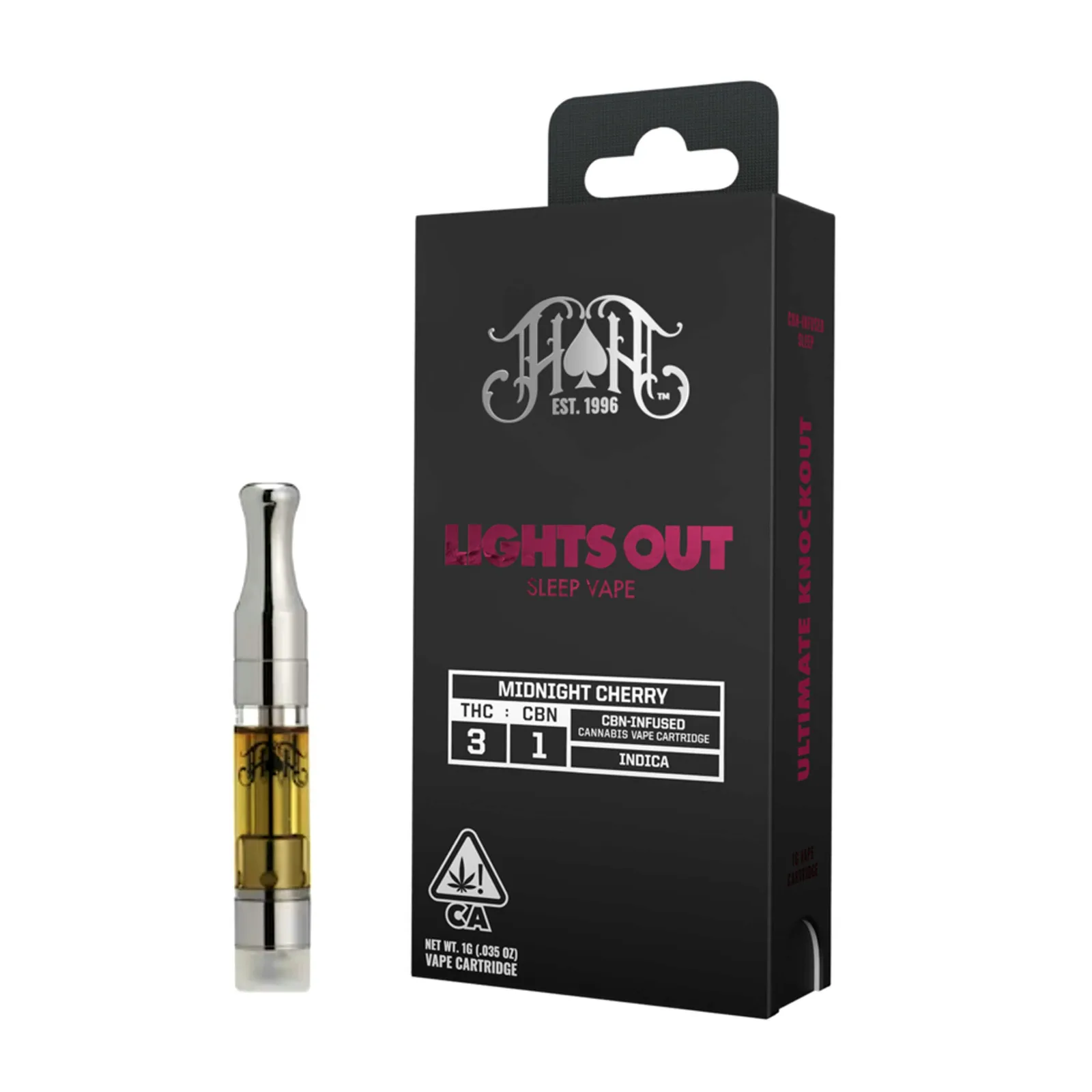 Heavy Hitters - Midnight Cherry/CBN (I) 1g Cart *SPECIAL PRICING* - Green Crack (S)