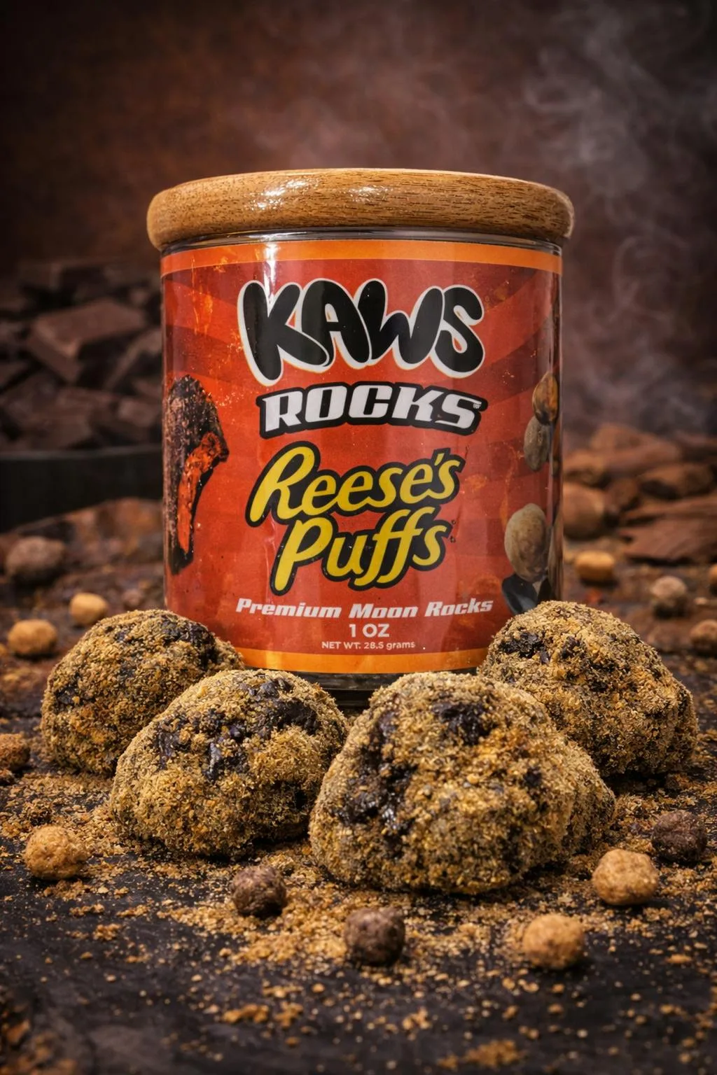 KAWS ROCKS | REESES PUFFS (1OZ MOOONROCKS)