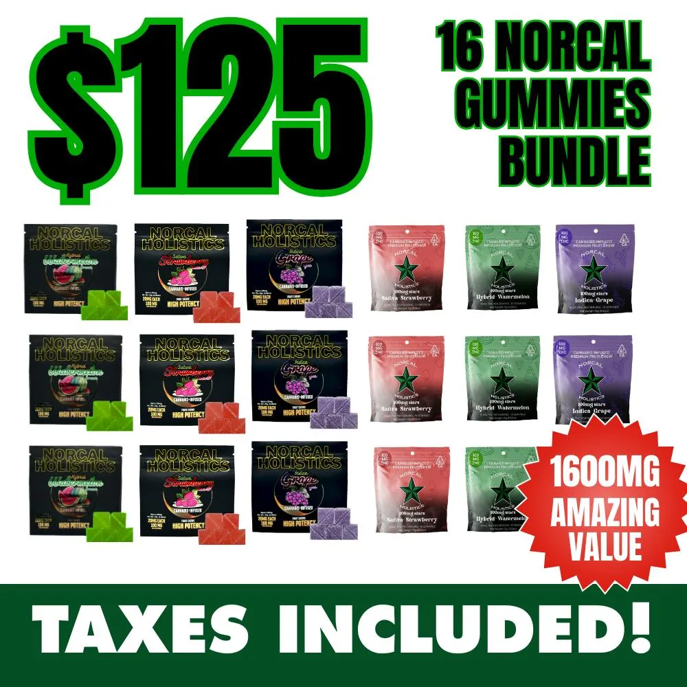 NorCal Gummy Bundle - $125