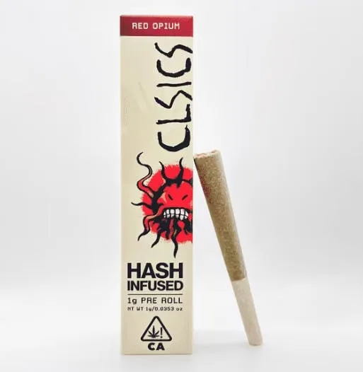 CLSICS 1G Red Opium Hash Infused Preroll