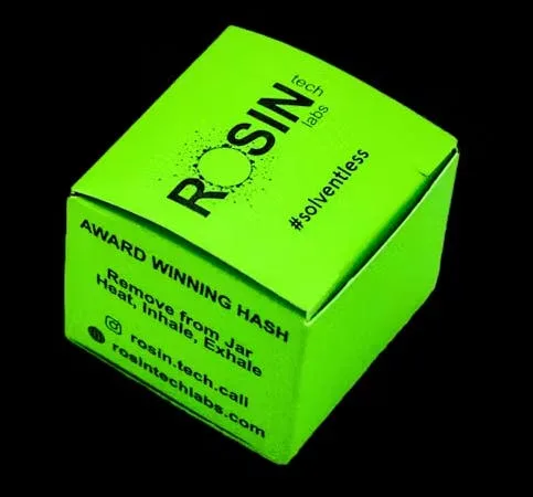 Rosin Tech Labs Tropic Thunder Cold Cure Live Rosin Green Label
