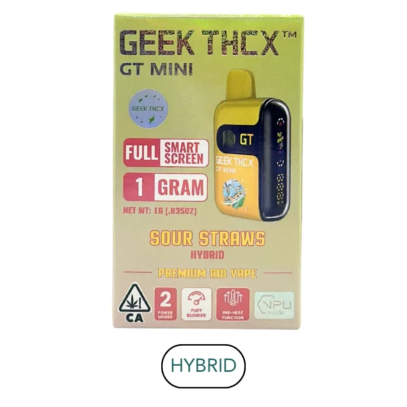 Geek THCx - Sour Straws - RTU - 1.0g