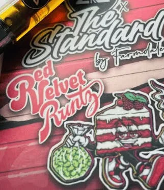 The Standard - .25g RED VELVET RUNTZ LIVE ROSIN AIO VAPE