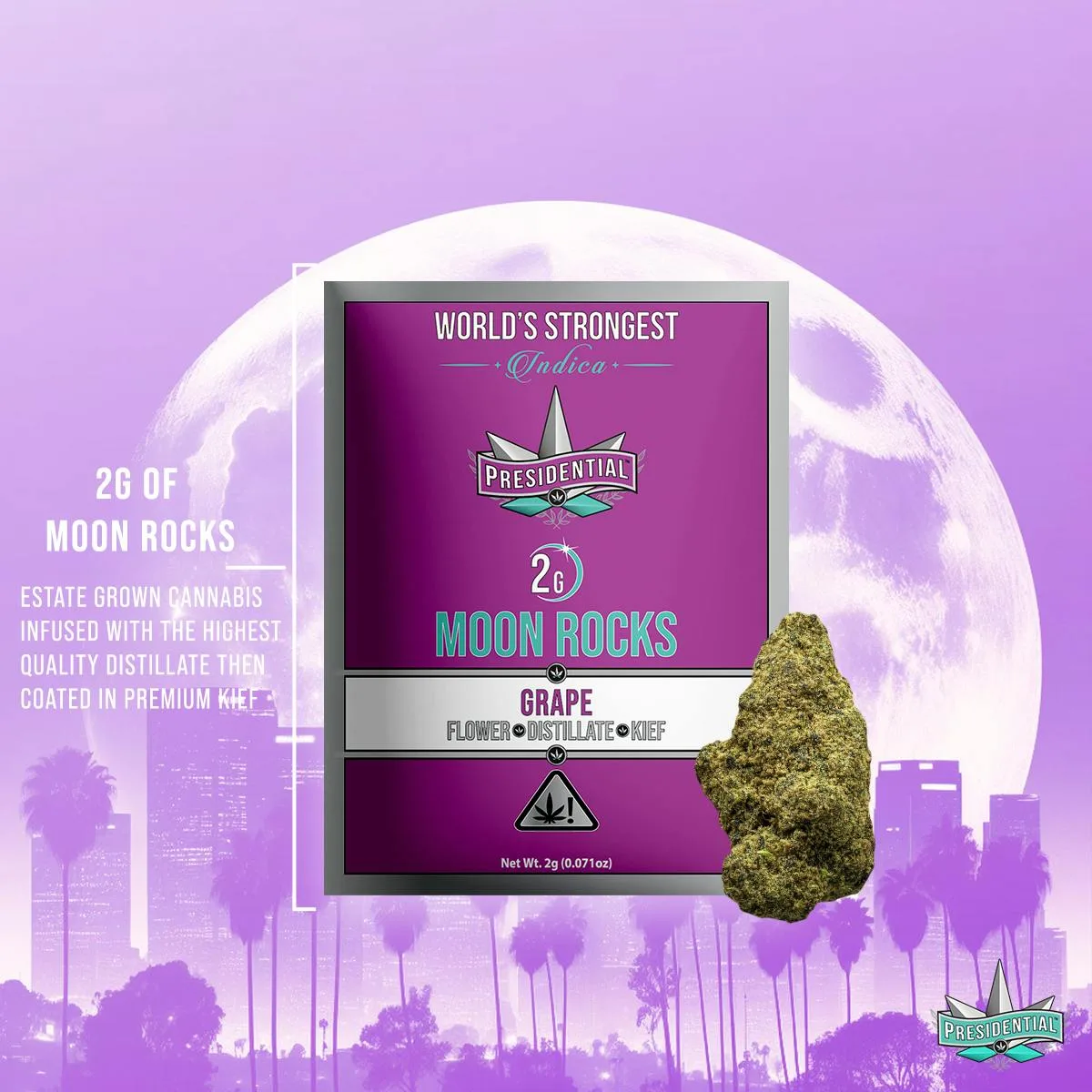 Presidential Moon Rocks - Grape 2g