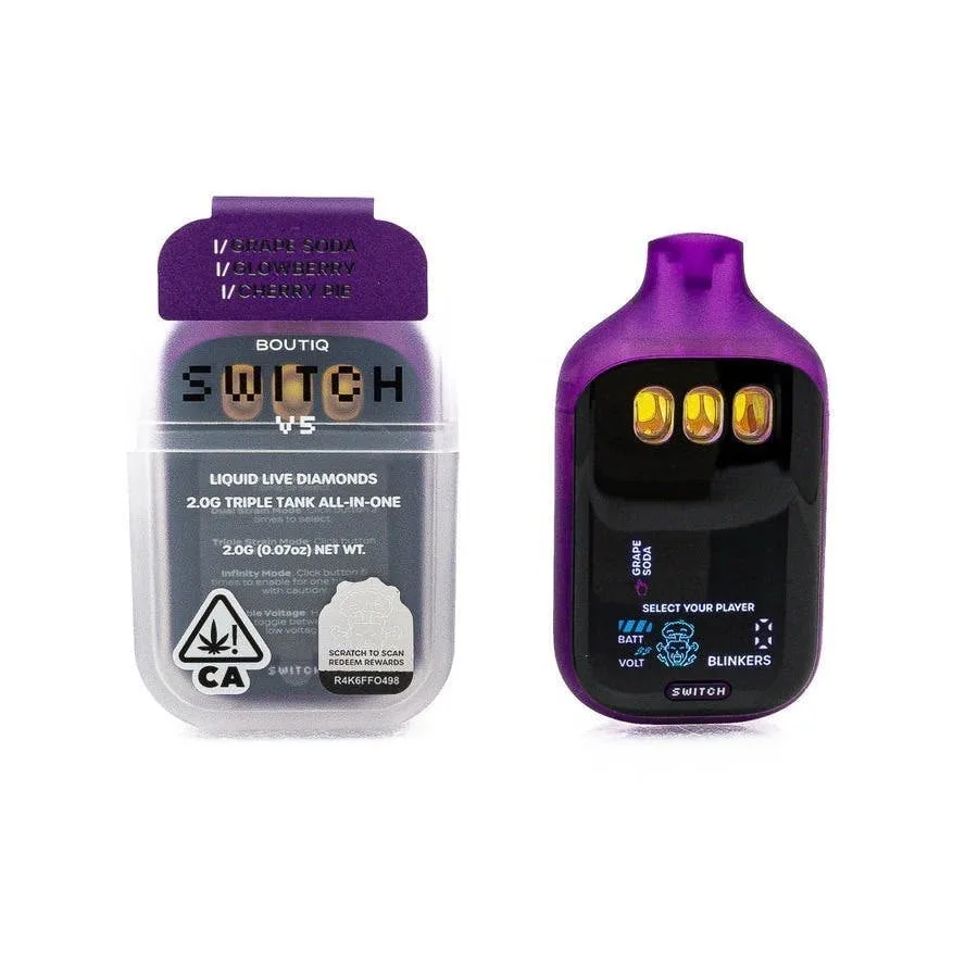 Boutiq | Grape Soda × Glowberry × Cherry Pie | V5 All-In-One | 1g
