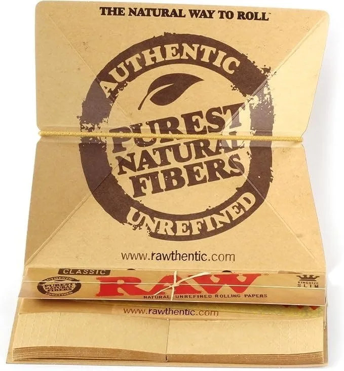 RAW | Classic Artesano Tray + Tips | King Size Slim | 32pk