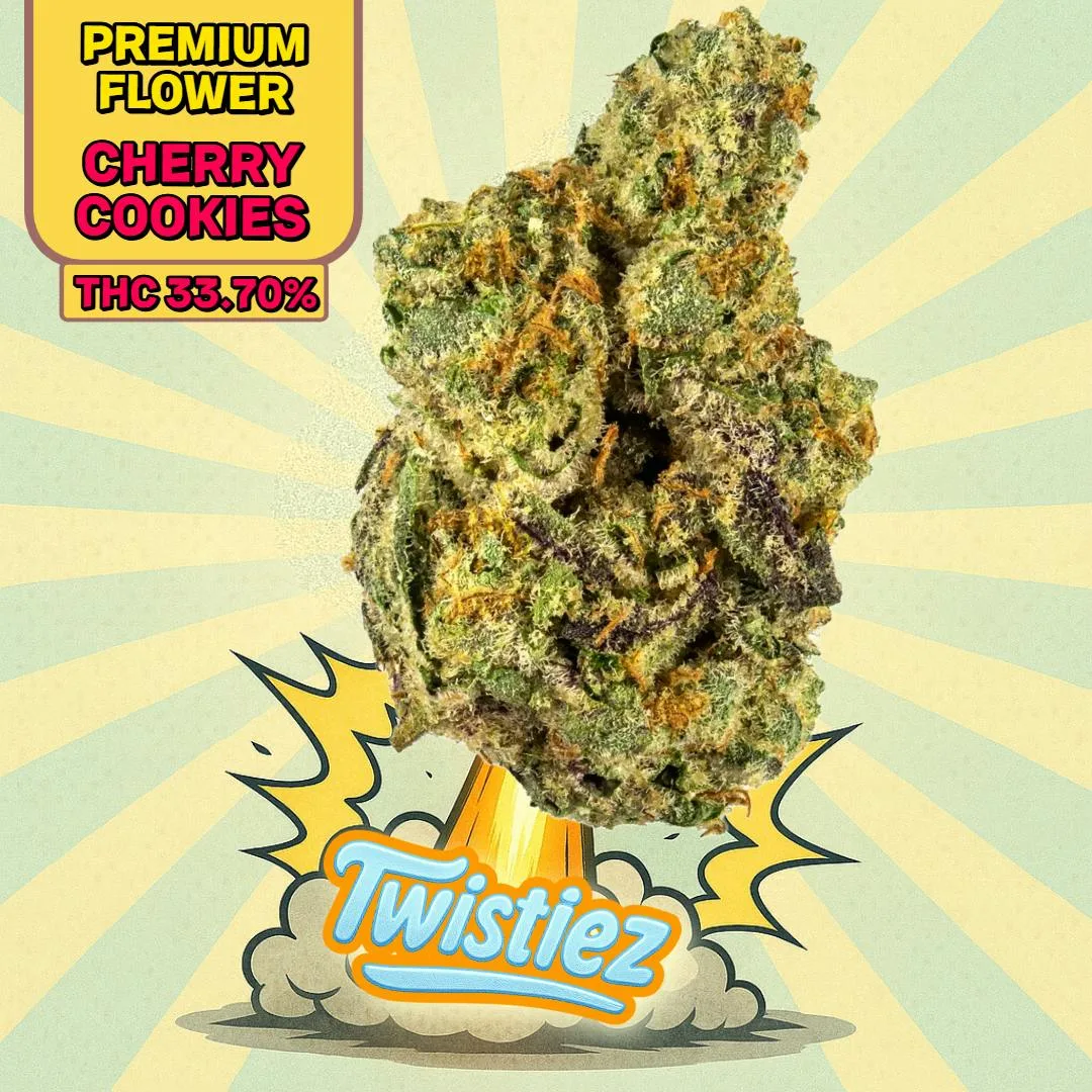 Twistiez - Cherry Cookies - Premium Flower - New Drop 14g - Indica