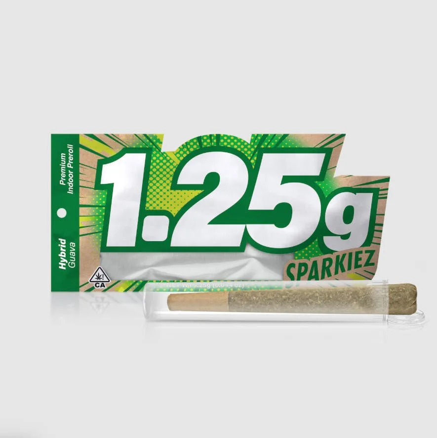 Sparkiez 1.25G Guava Preroll