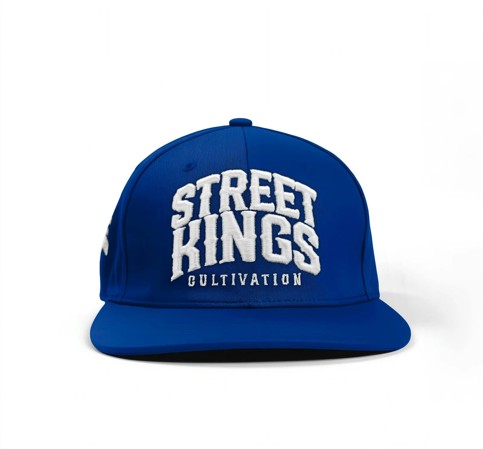 STREET KINGS - EMBROIDERED SNAP BACK CAP BLUE