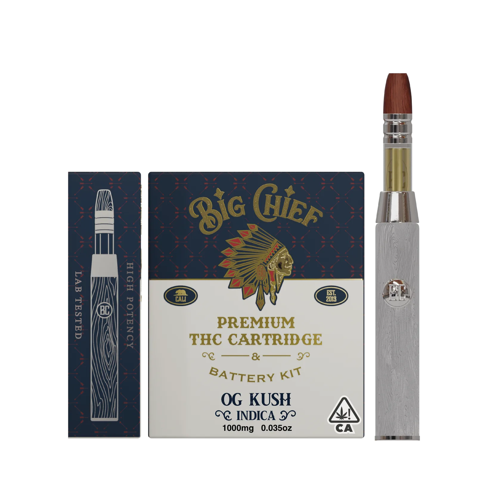 OG KUSH - 1G THC Cartridge & Battery Kit All-In-One