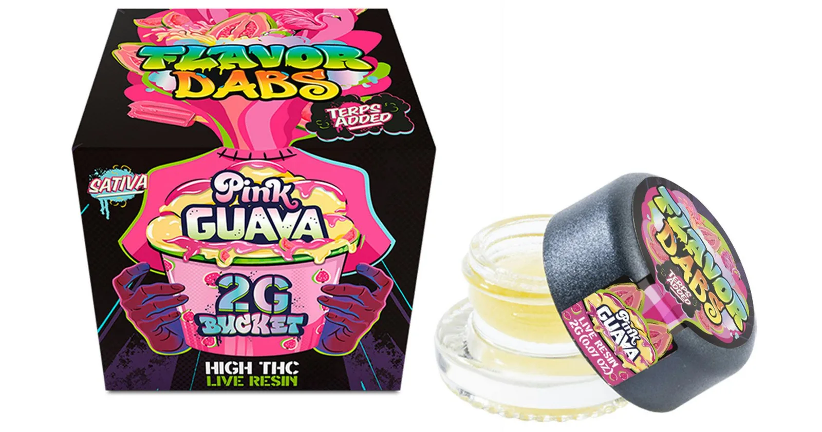 Loud and Clear | Flavor Dabs | Live Resin Pink Guava | 2g | S