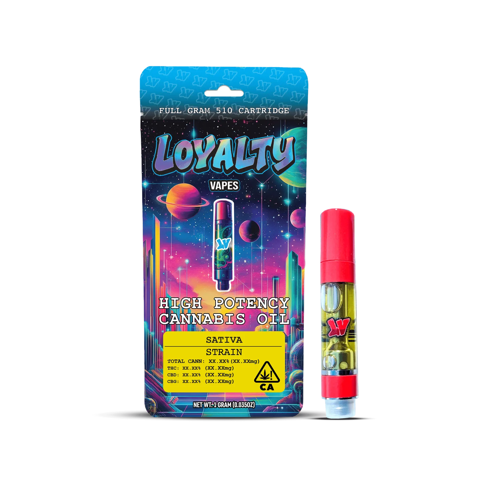 Loyalty | HPCO | 1g Vape Cartridge | Super Lemon Haze (S), Buddies