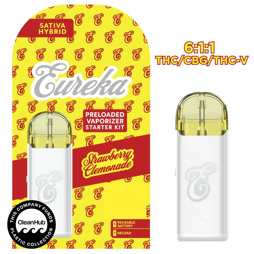 PRELOAD Starter Kit - 1g FUSION - Strawberry Clemonade (6:1:1 THC/CBG/THCV)