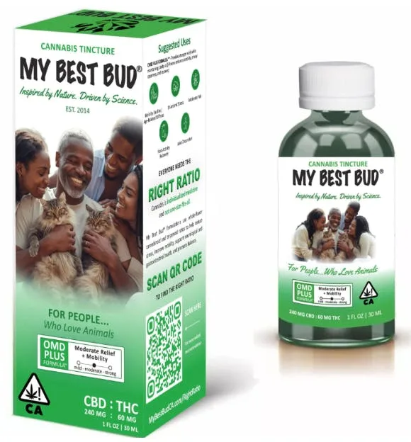 OMD - PLUS 40:1 CBD:THC (30ML) MY BEST BUD