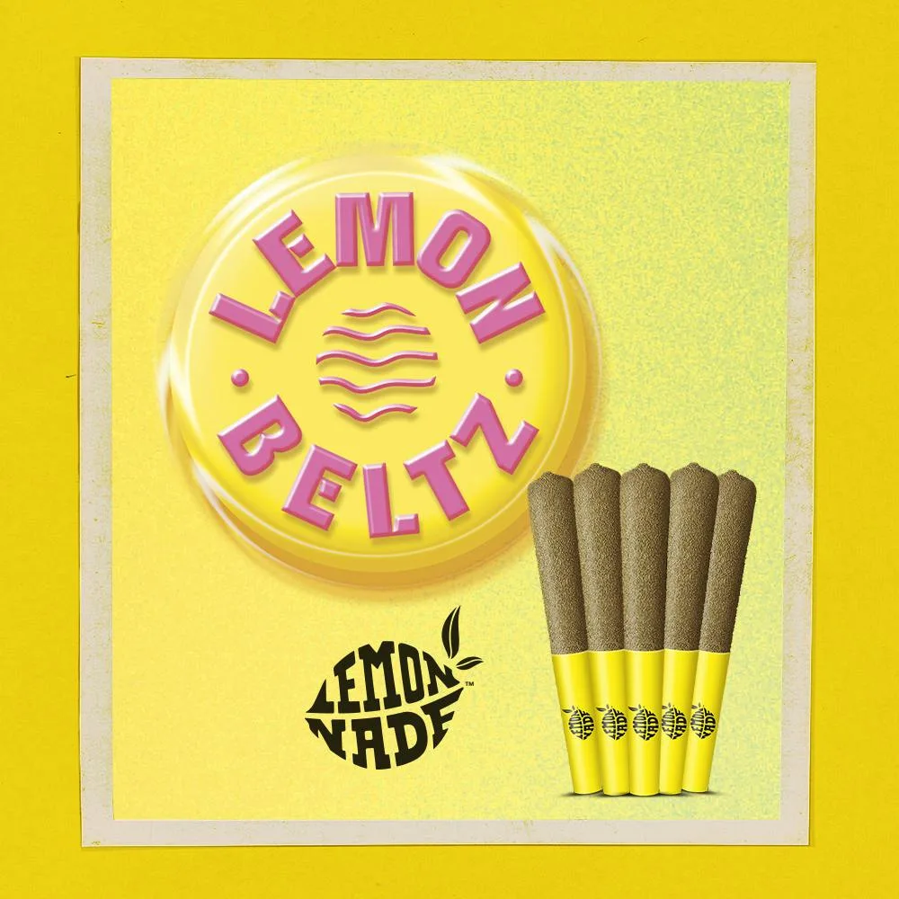 Lemonnade - 5PK Infused Pre Rolls - Lemon Beltz