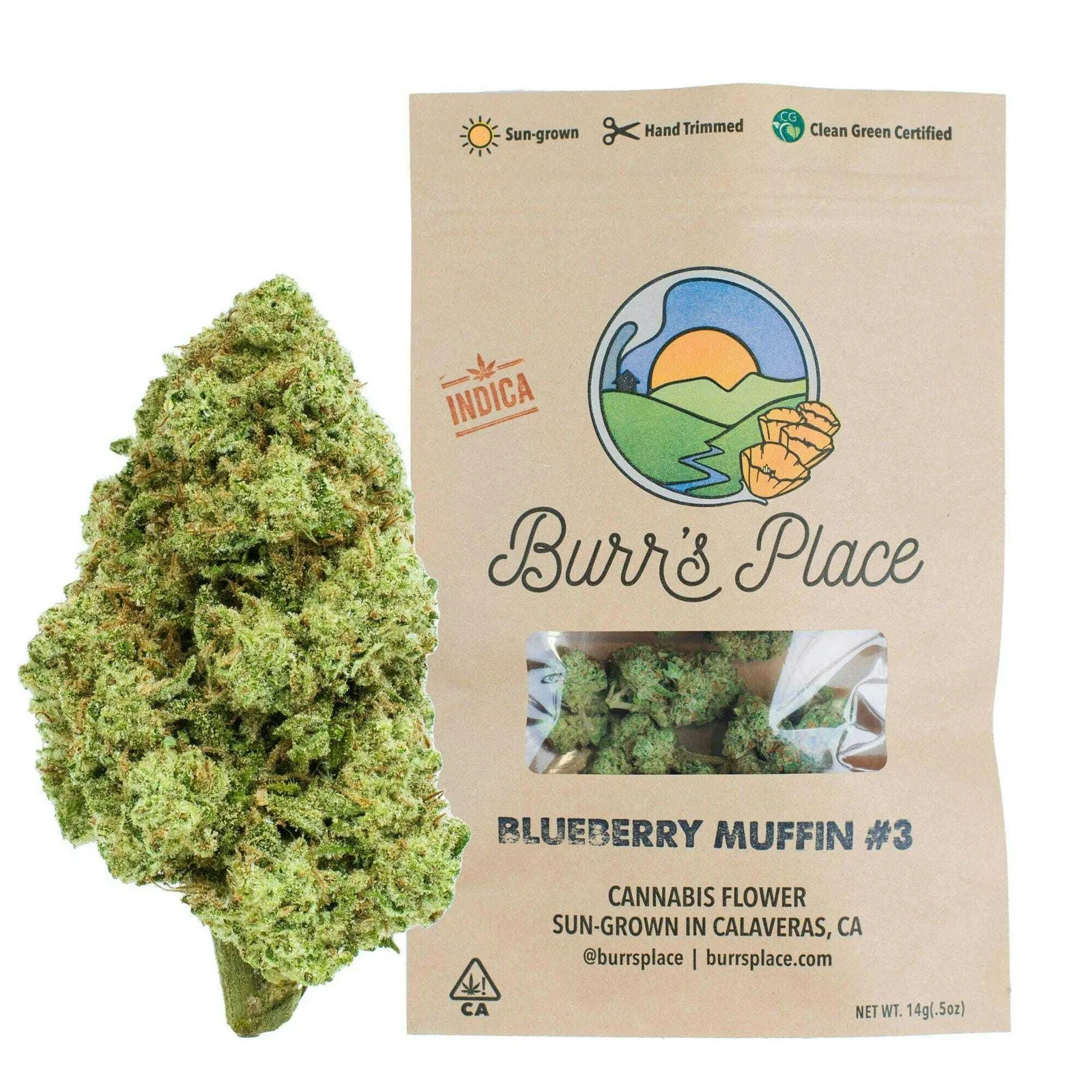Burr's Place Organics Flower Smalls 14G - Lemon Pepper