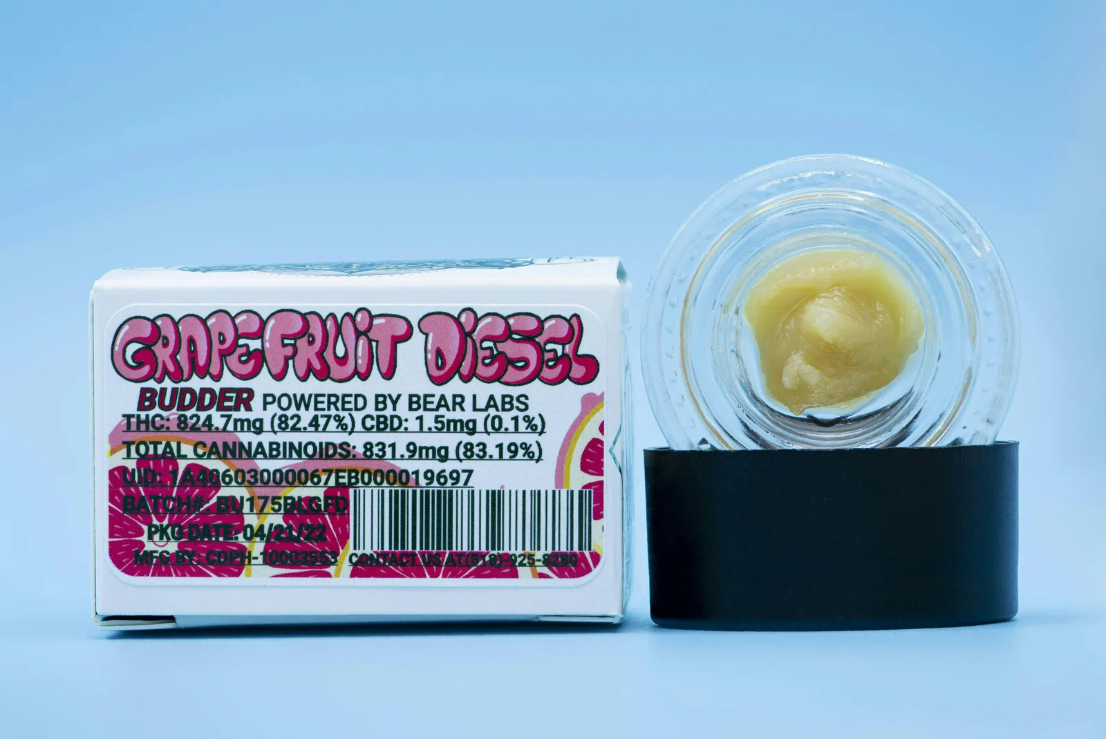 Grapefruit Diesel Budder - 1g
