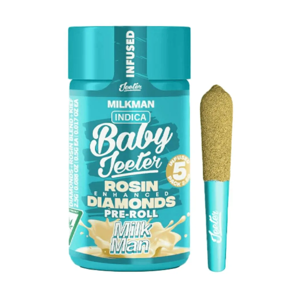 BABY JEETER - Milk Man Rosin Infused Preroll Pack 2.5g