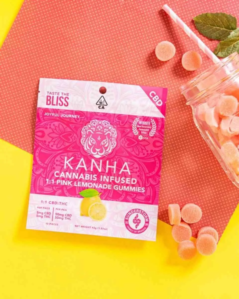 CBD PINK LEMONADE GUMMIES 1:1