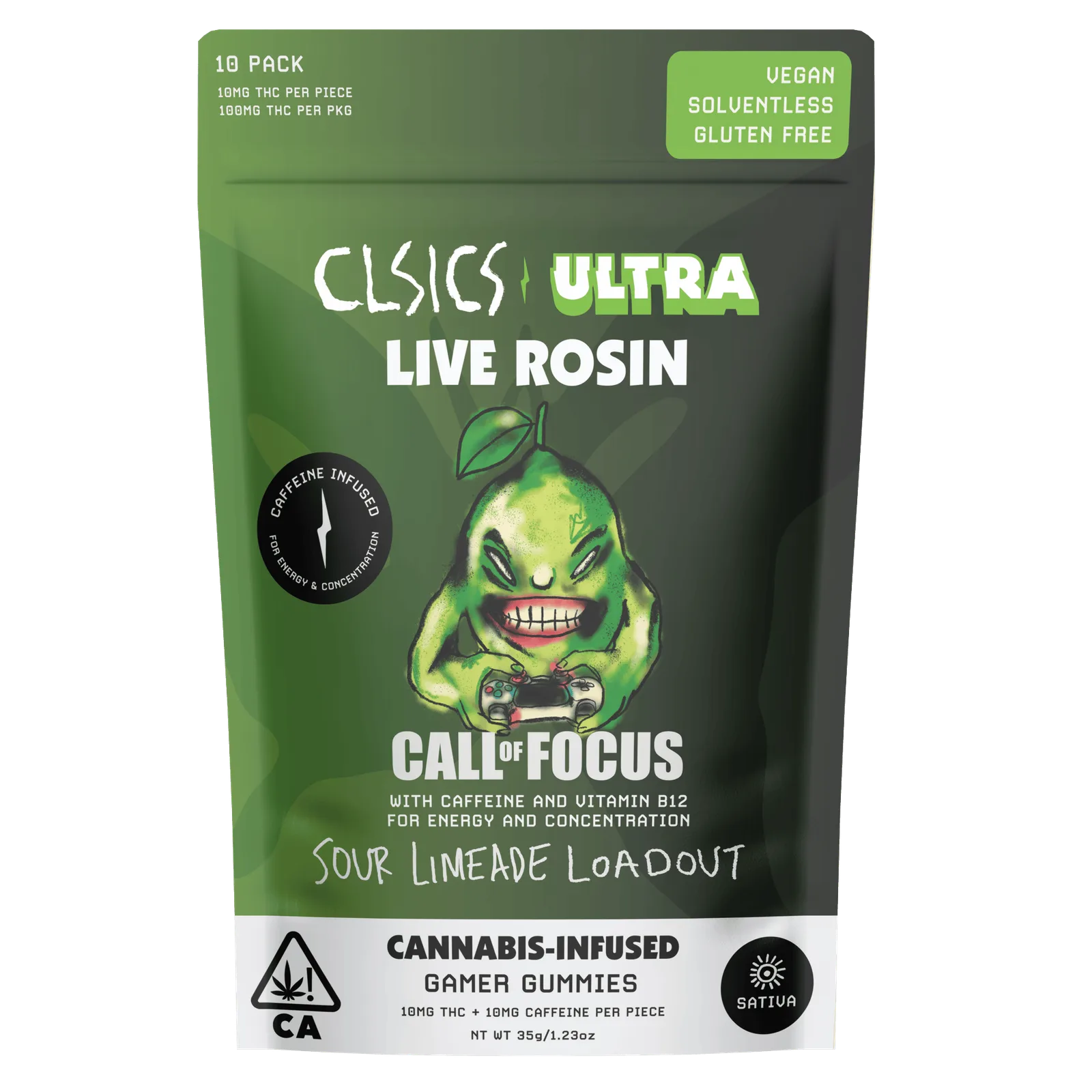 Call of Focus - 10Pk GUMMIES LIVE ROSIN INFUSED
