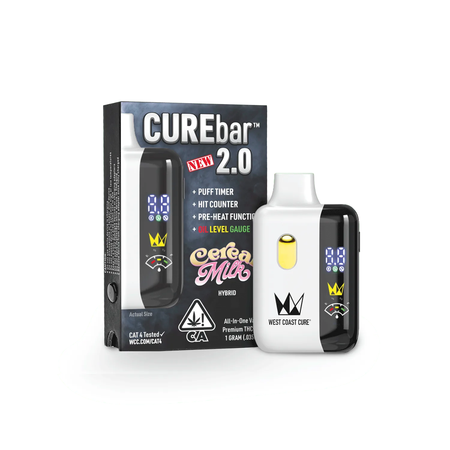 West Coast Cure - Cereal Milk - 1G AIO CUREbar 2.0 - 1 g
