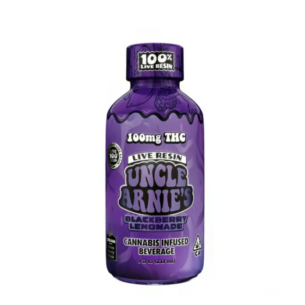 Uncle Arnies - Blackberry Lemonade - Live Resin Drink