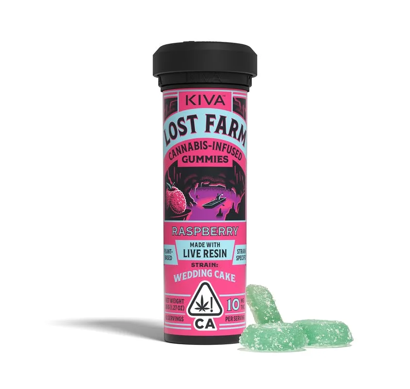 RASPBERRY X WEDDING CAKE INDICA GUMMIES | 100MG