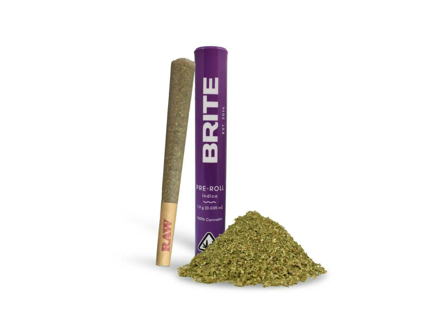 BRITE Pre-Roll (1g) - Indica - Gush Mintz