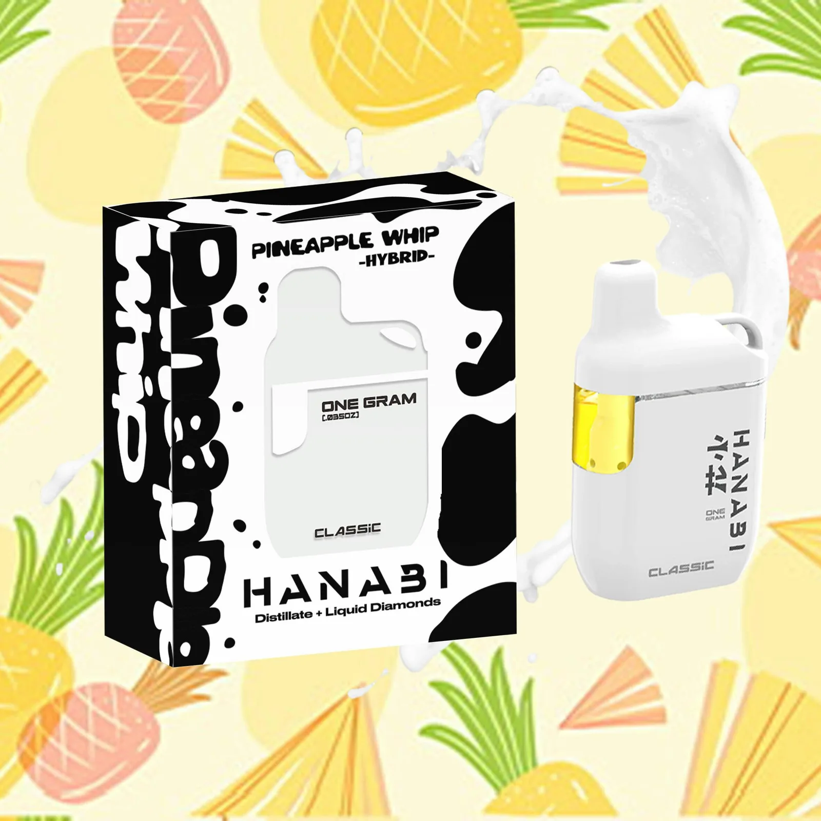Hanabi | Pineapple Whip | Classic Disposable | 1g