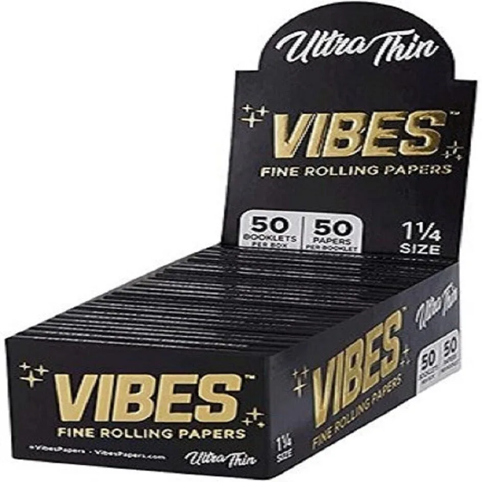 Vibes Papers - Ultra Thin Papers Box - 1¼ Size - 1.25 g