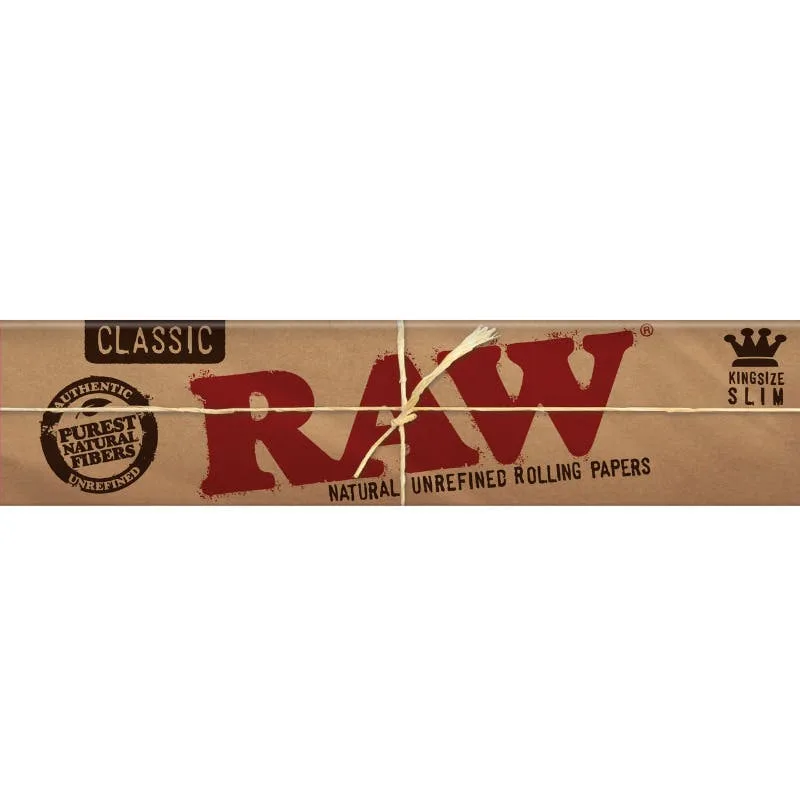 Raw Classic King Sized Rolling Papers