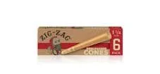 Zig Zag - Unbleached Cones 6 Pk