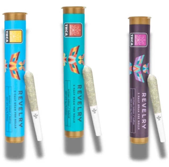 Revelry- Gush Mountain 2PK Prerolls 1g (H)
