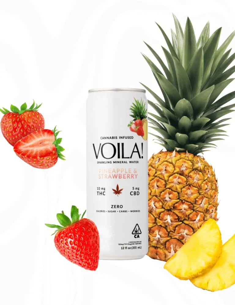 PINEAPPLE STRAWBERRY 2:1 THC:CBD 10MG WATER
