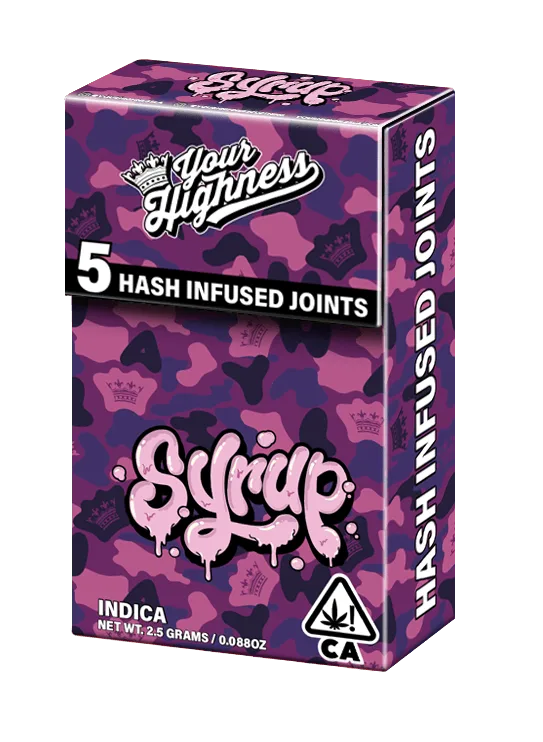 Syrup – Live Hash Infused Pre-Rolls (5 Pack)