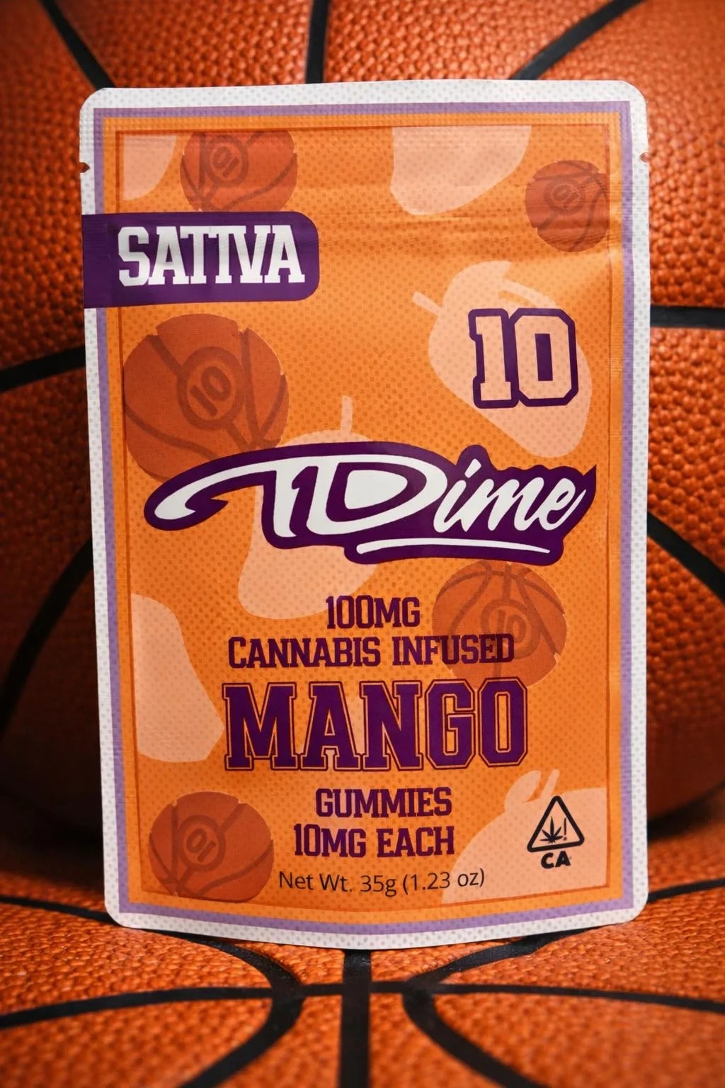 Team Dime Gummies 10pk 100mg - Mango