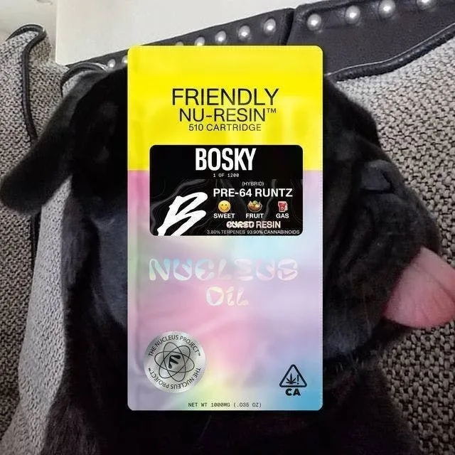 Friendly Brand x Botsky | Pre 64 Runtz | Cured Nuresin Cartridge | 1g