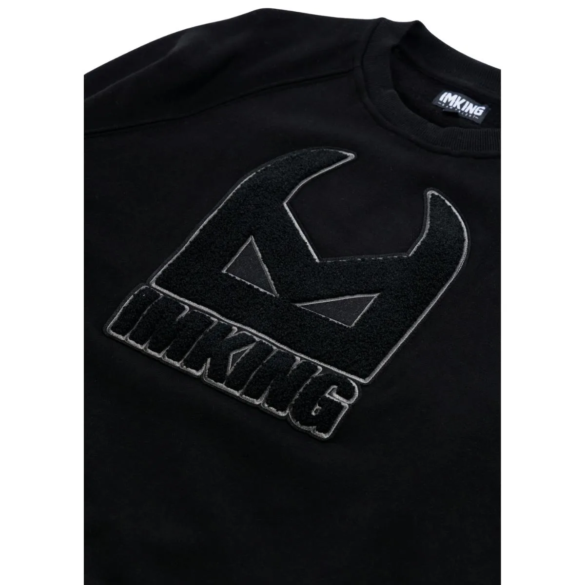 IMKING Apparel | Black Chenille Crewneck | Medium