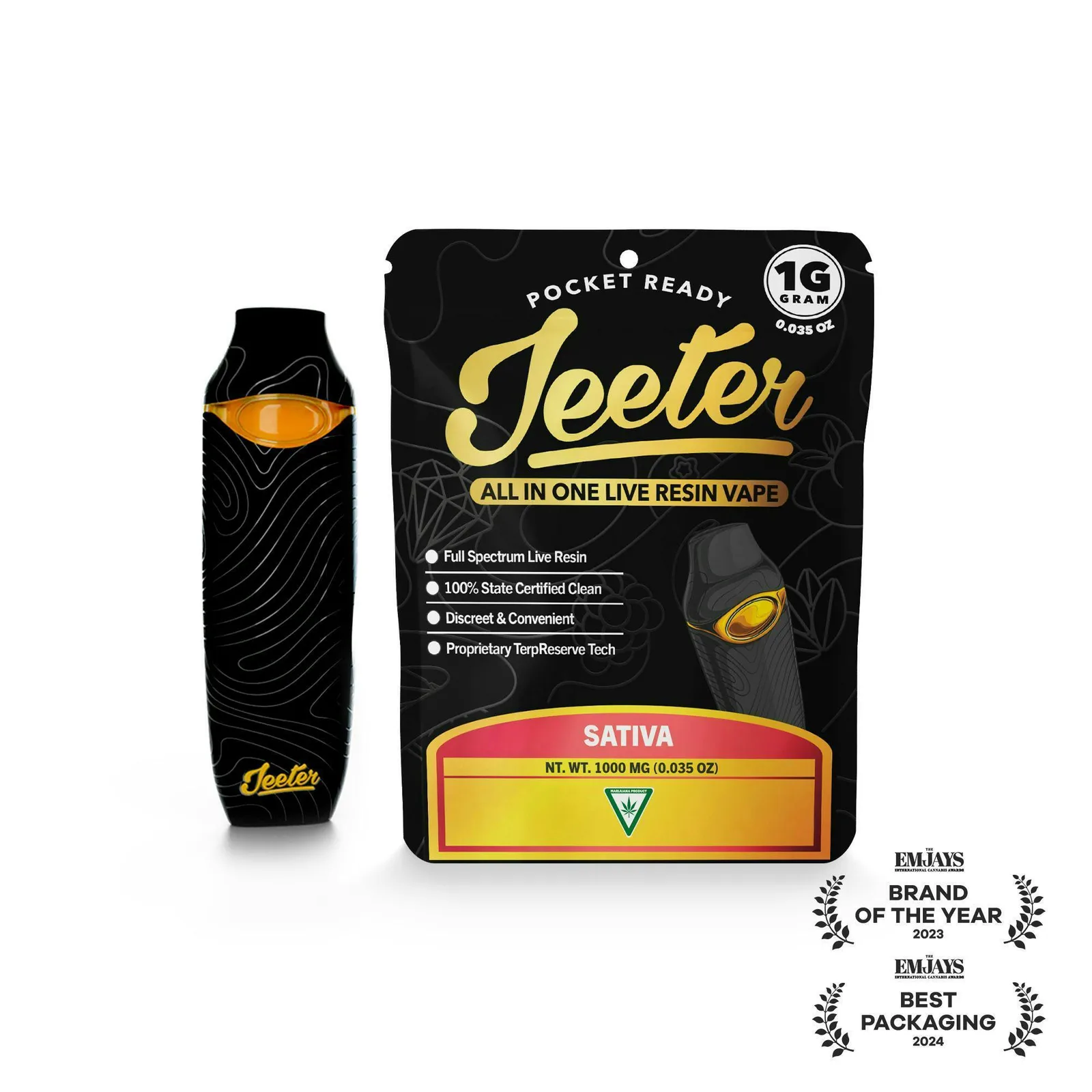 JEETER | AIO | LIVE RESIN | 1G | VORTEX - 1 g