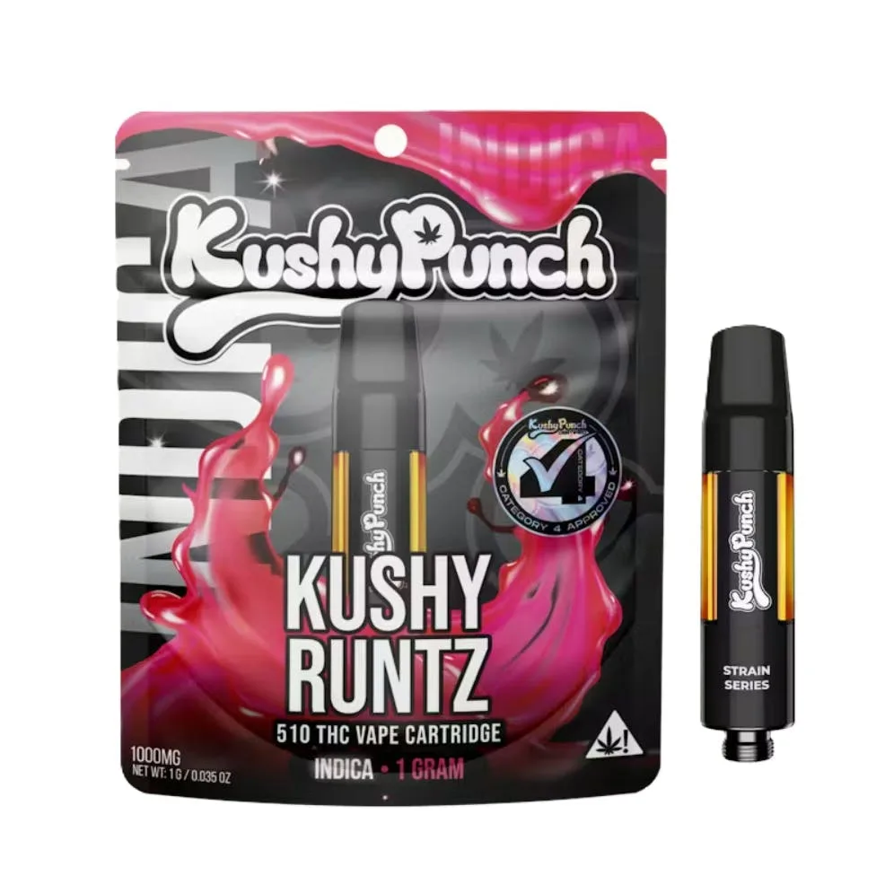 Kushy Punch CA - 1G Kushy Punch 510 Vape Cart - Kushy Runtz (INDICA)