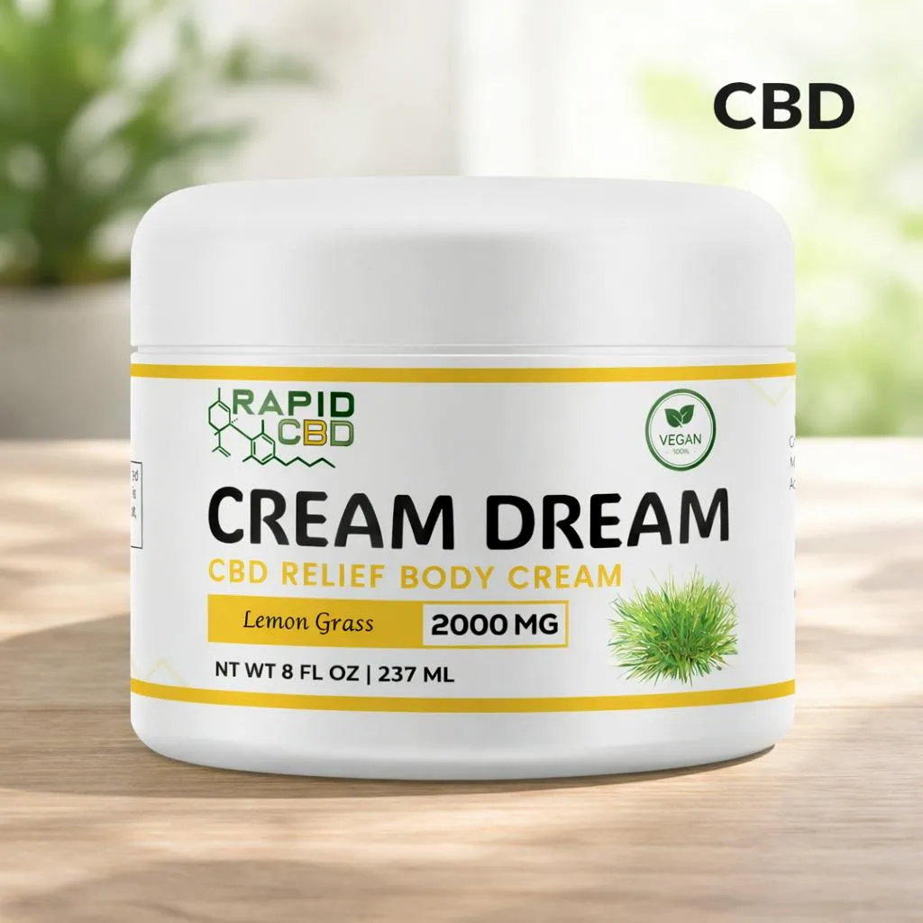 Rapid CBD Cream — Lemon Grass