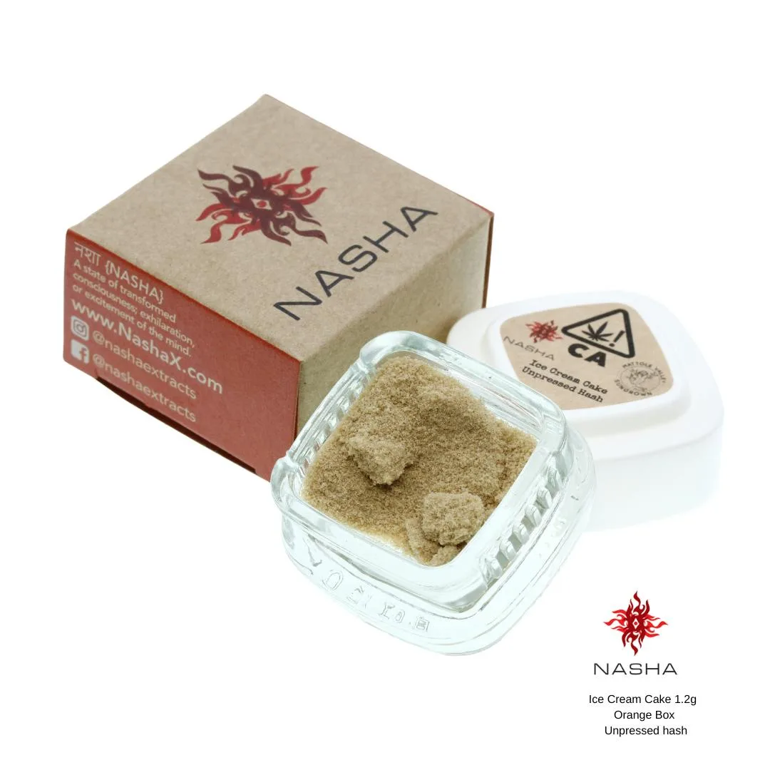 Ice Cream Cake Orange Unpressed Hash 1.2g (Mattole Valley Sungrown)