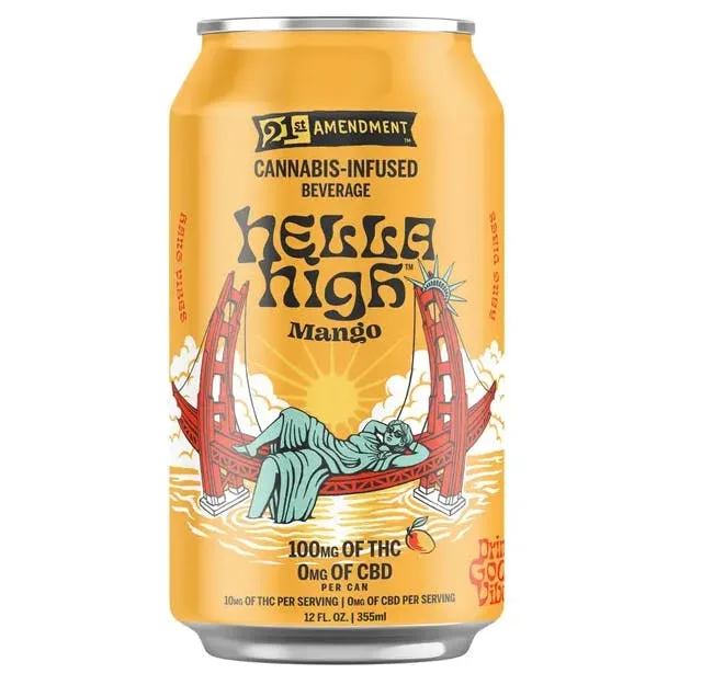 21ST AMENDMENT: HELLA HIGH MANGO 100MG