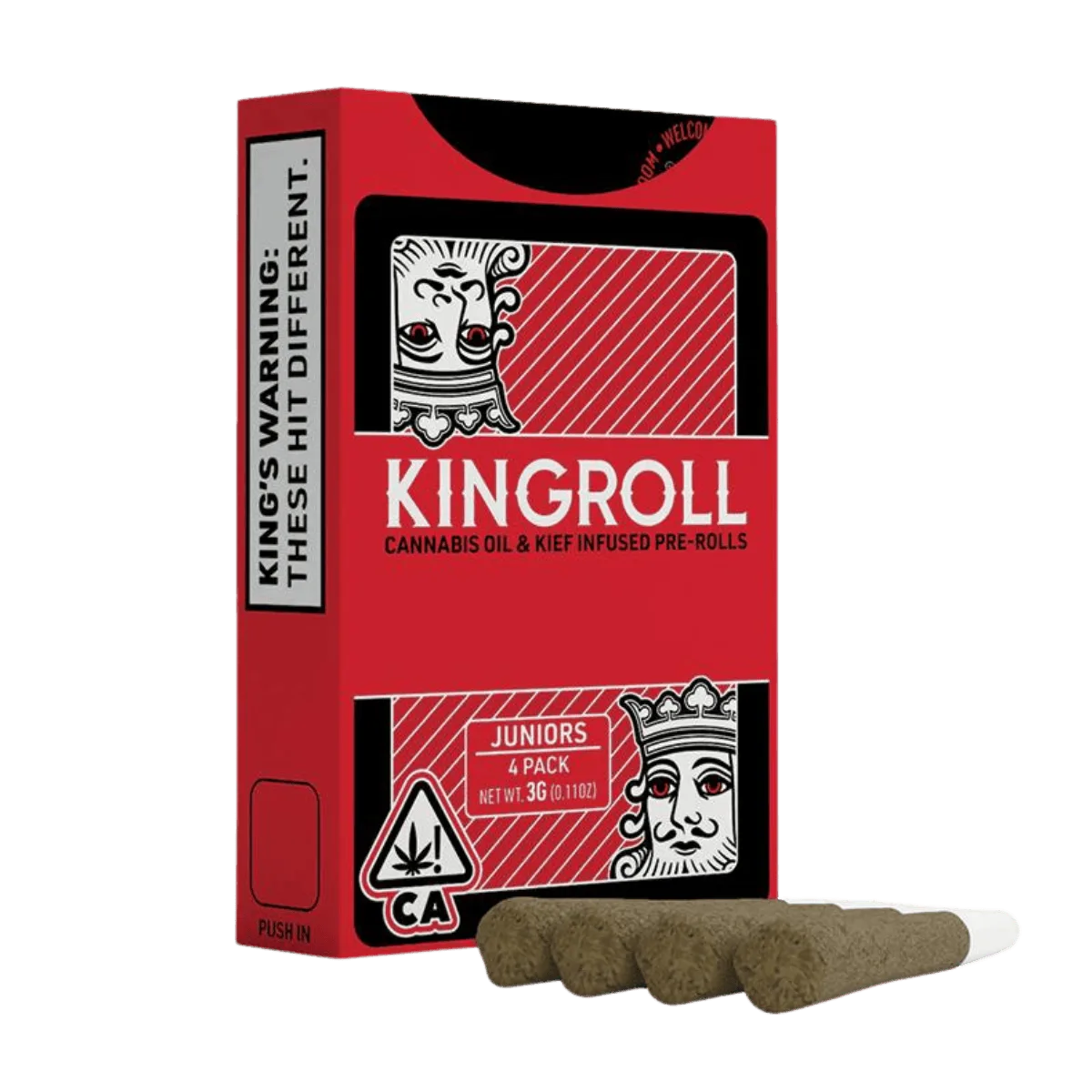 Animal Mints x Bubba Kush (I) | .75g 4pk Kingroll Jr | Kingpen